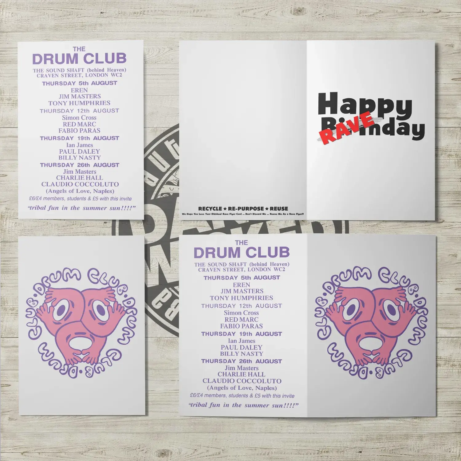 "DrumClub@ The SoundShaft" Birthday Card