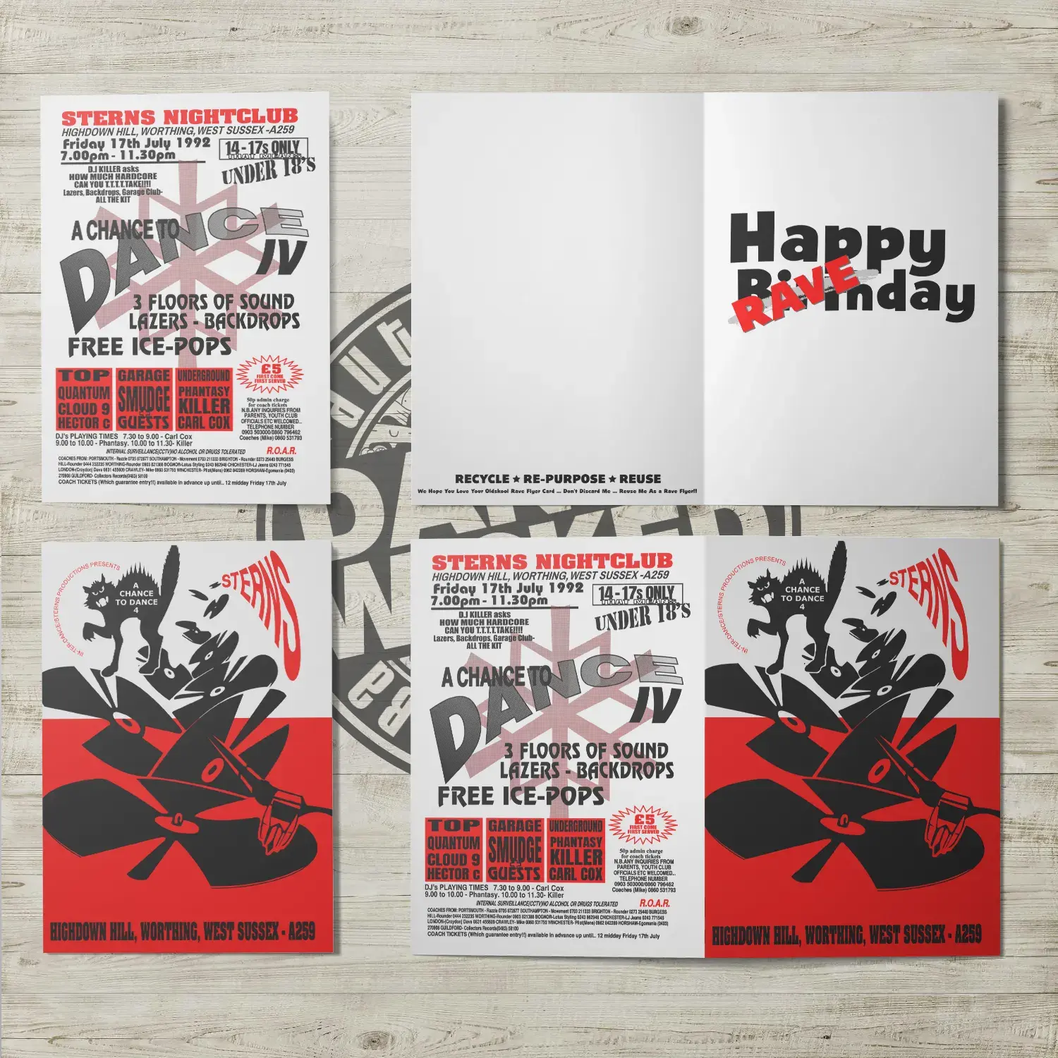 "Chance To Dance IV@ Sterns" Birthday Card