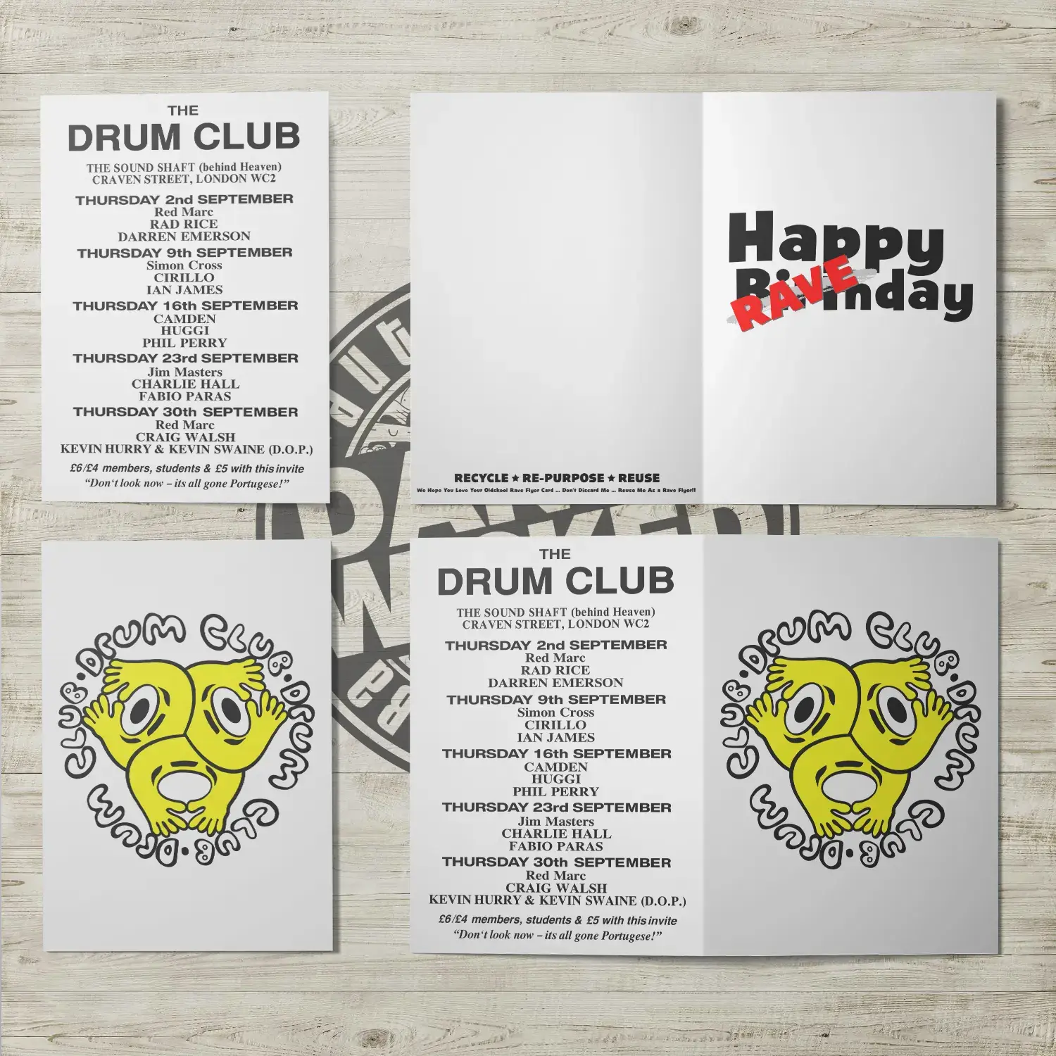 "DrumClub@ The SoundShaft" Birthday Card