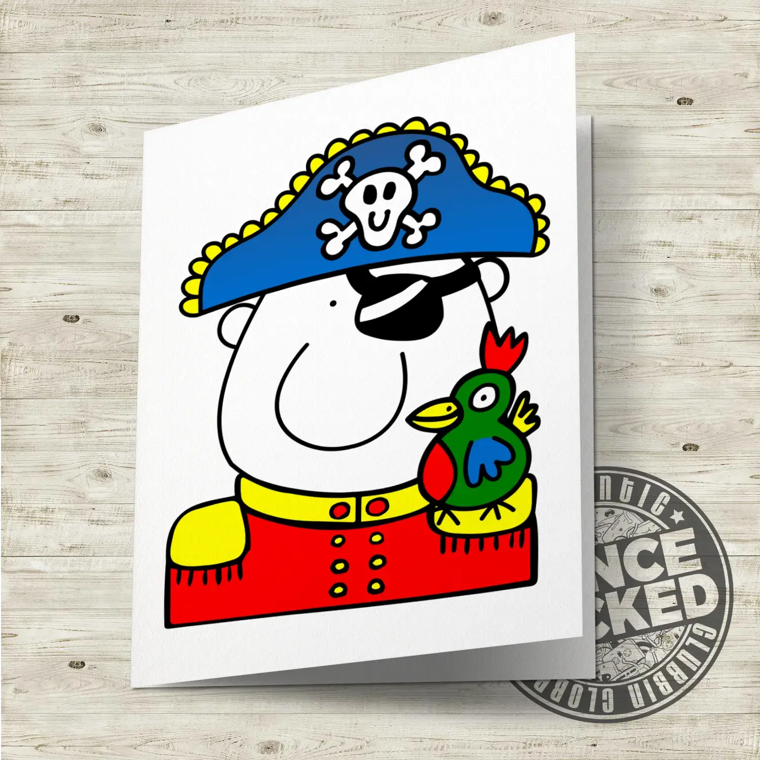 "Pirate Club@ The Rocket" Birthday Card