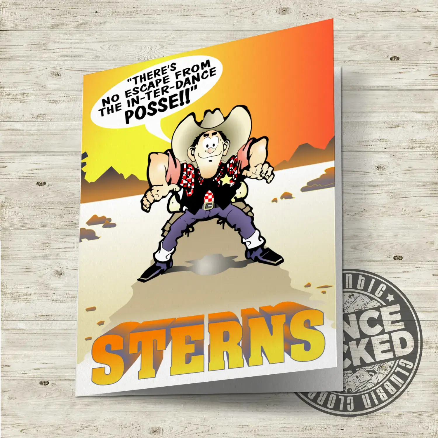 "In-Ter-Dance / Sterns - Posse!! @Sterns" Birthday Card