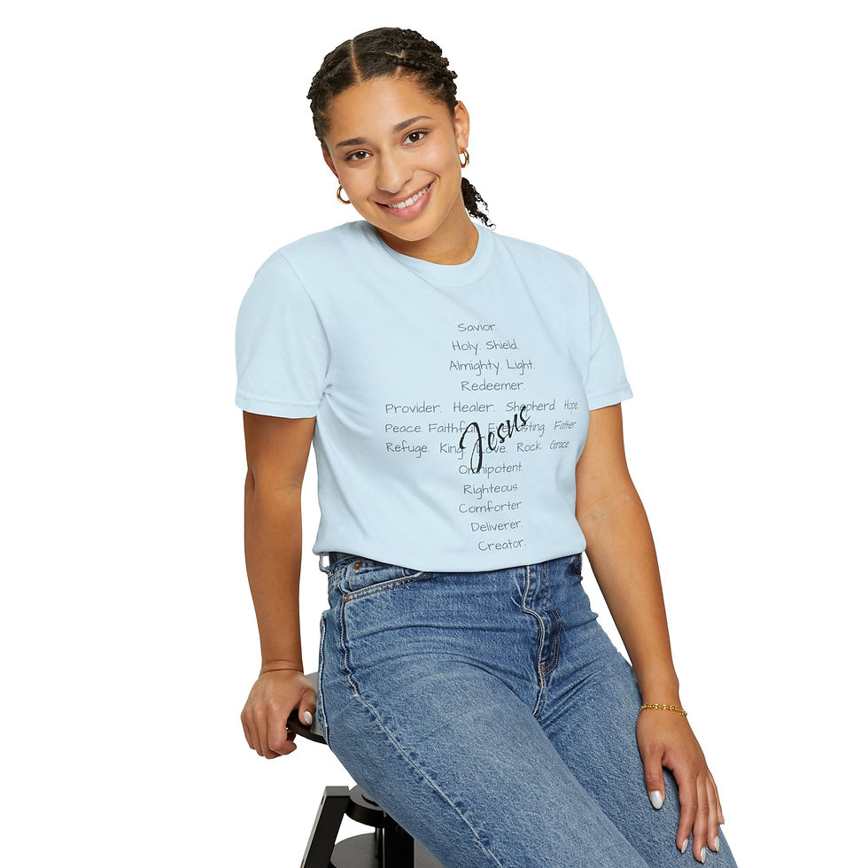Thumbnail: "HE is All we Need"  Comfort Colors 1717 Unisex Garment-Dyed T-shirt