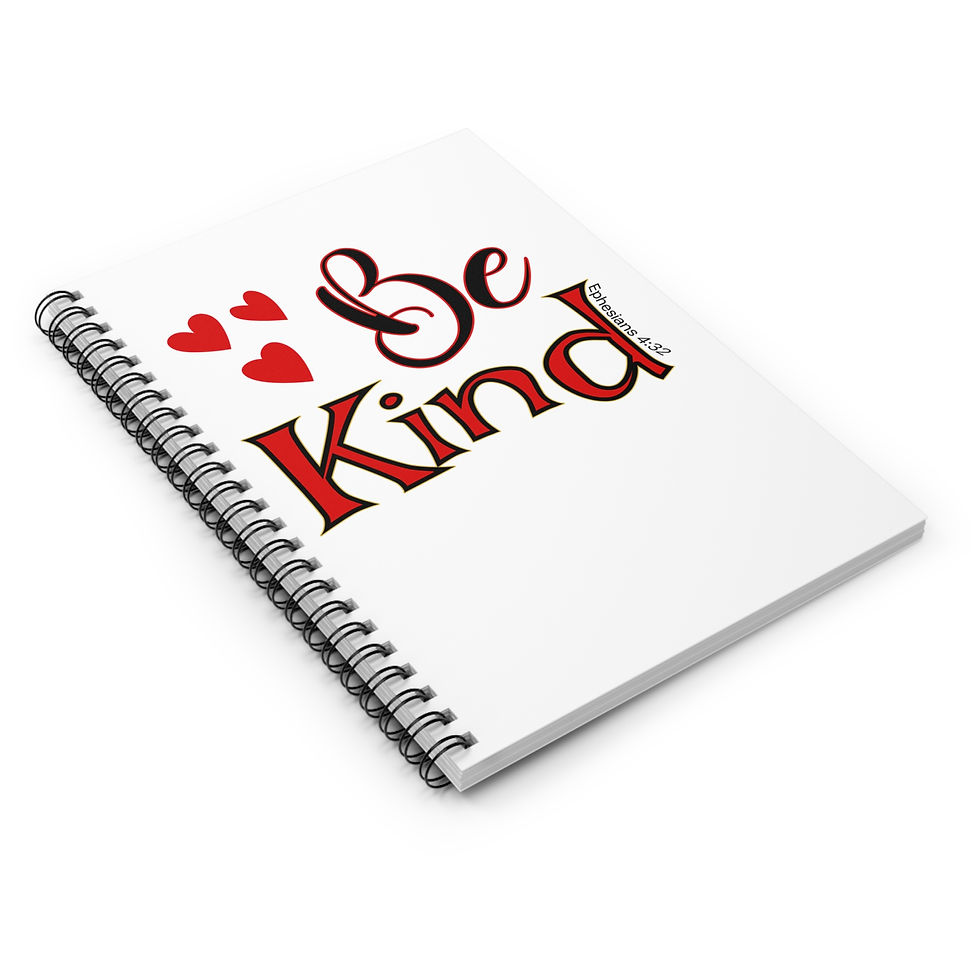 Thumbnail: Be Kind - Spiral Notebook - Ruled Line  Scripture