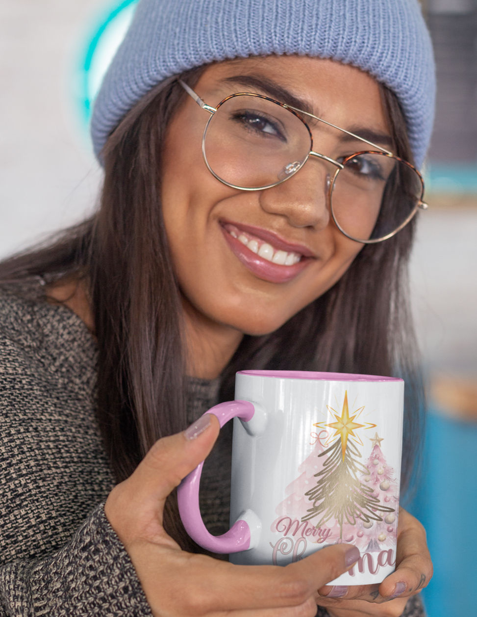 Merry Christmas Coffee Mug 11oz with Scripture Luke 2:14