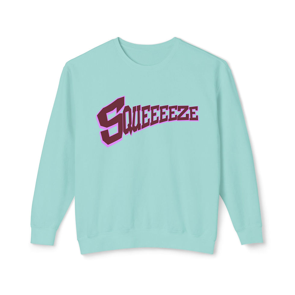 Thumbnail: 'Squeeze' Lightweight Crewneck Sweatshirt Comfort Colors