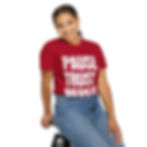 Thumbnail: Pause. Trust. Repeat.  Isaiah 26:3-4 Unisex Comfort Colors T-Shirt