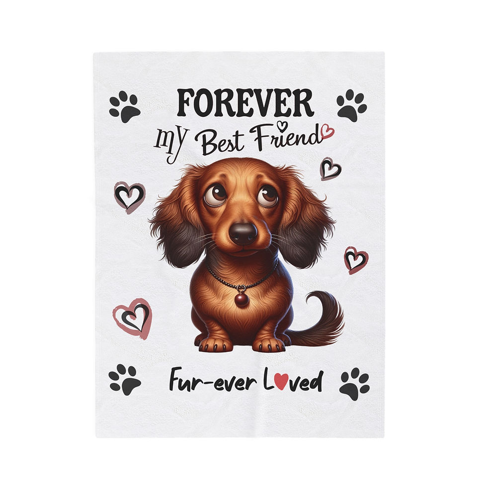 Thumbnail: Velveteen Plush Blanket for Your Furry Bestie!