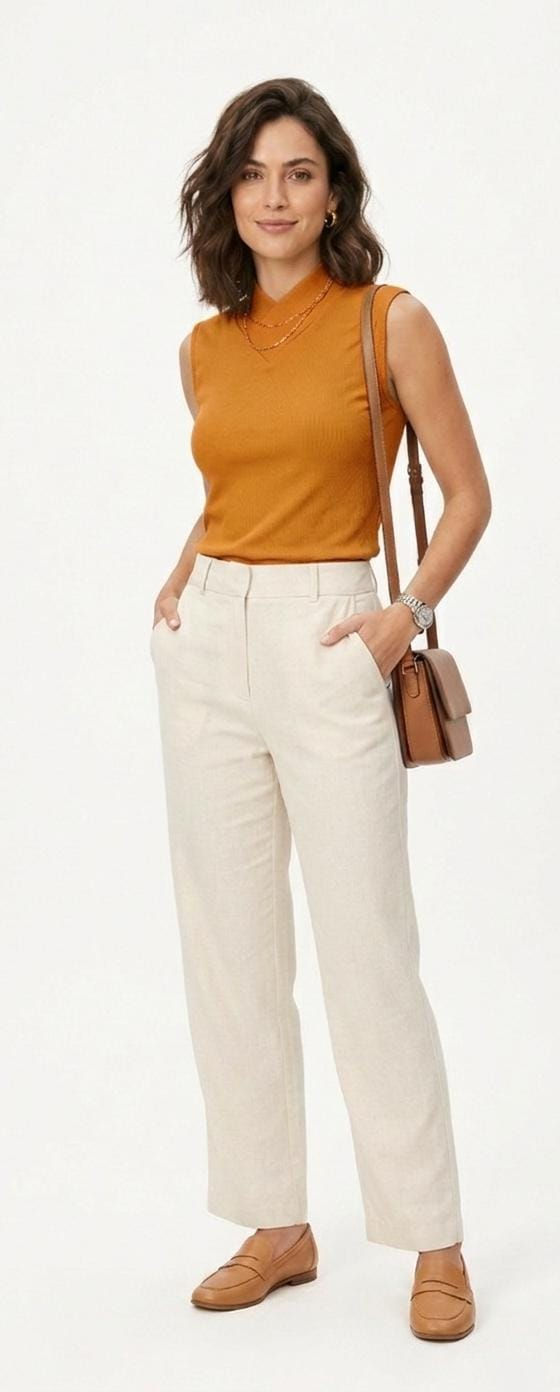 Miniatura: CBR47 | Blusa Sem Manga Gola Diferenciada