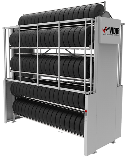 Vertical Tire Storage