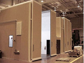 Tall Wall with Sliding Doors