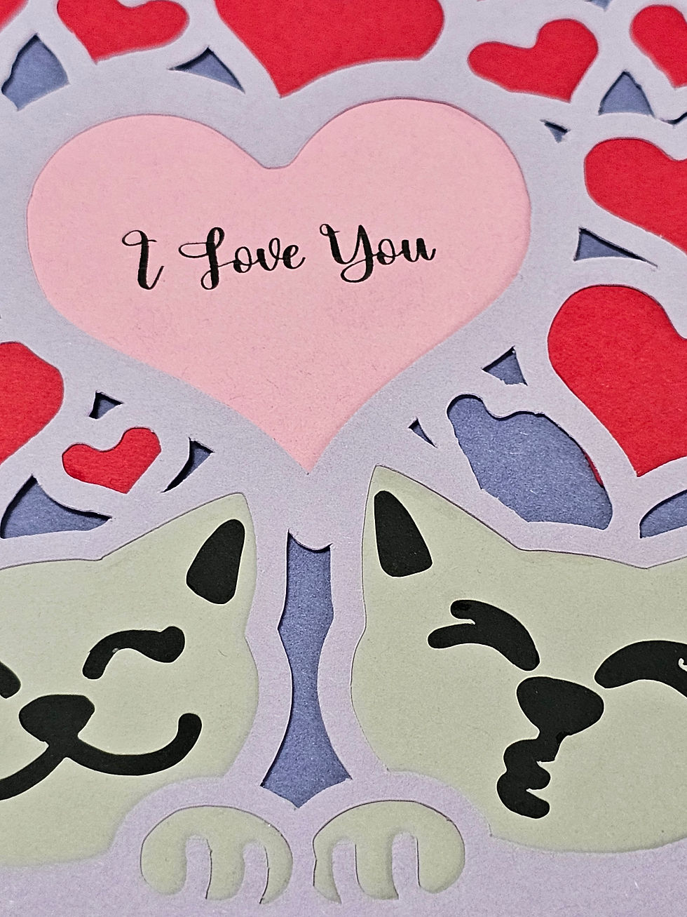 Thumbnail: Kitty - Love - Greeting Card