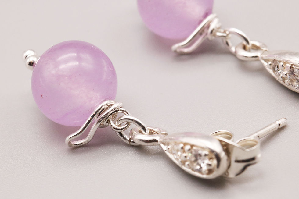 Thumbnail: Lilac Stud Earring