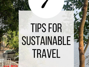 7 Tips for Sustainable Travel
