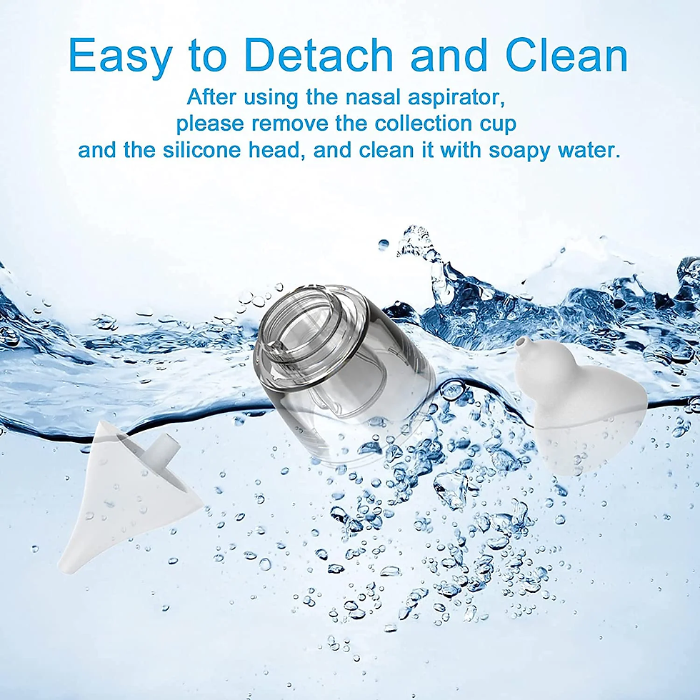 Thumbnail: Electric Baby Nasal Aspirator with Music - 3 Suction Levels & USB Charging