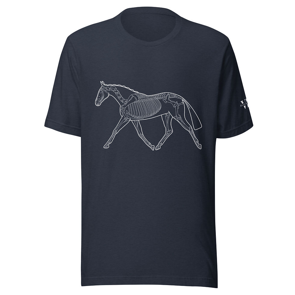 Thumbnail: Equine Skeleton - Unisex T-Shirt