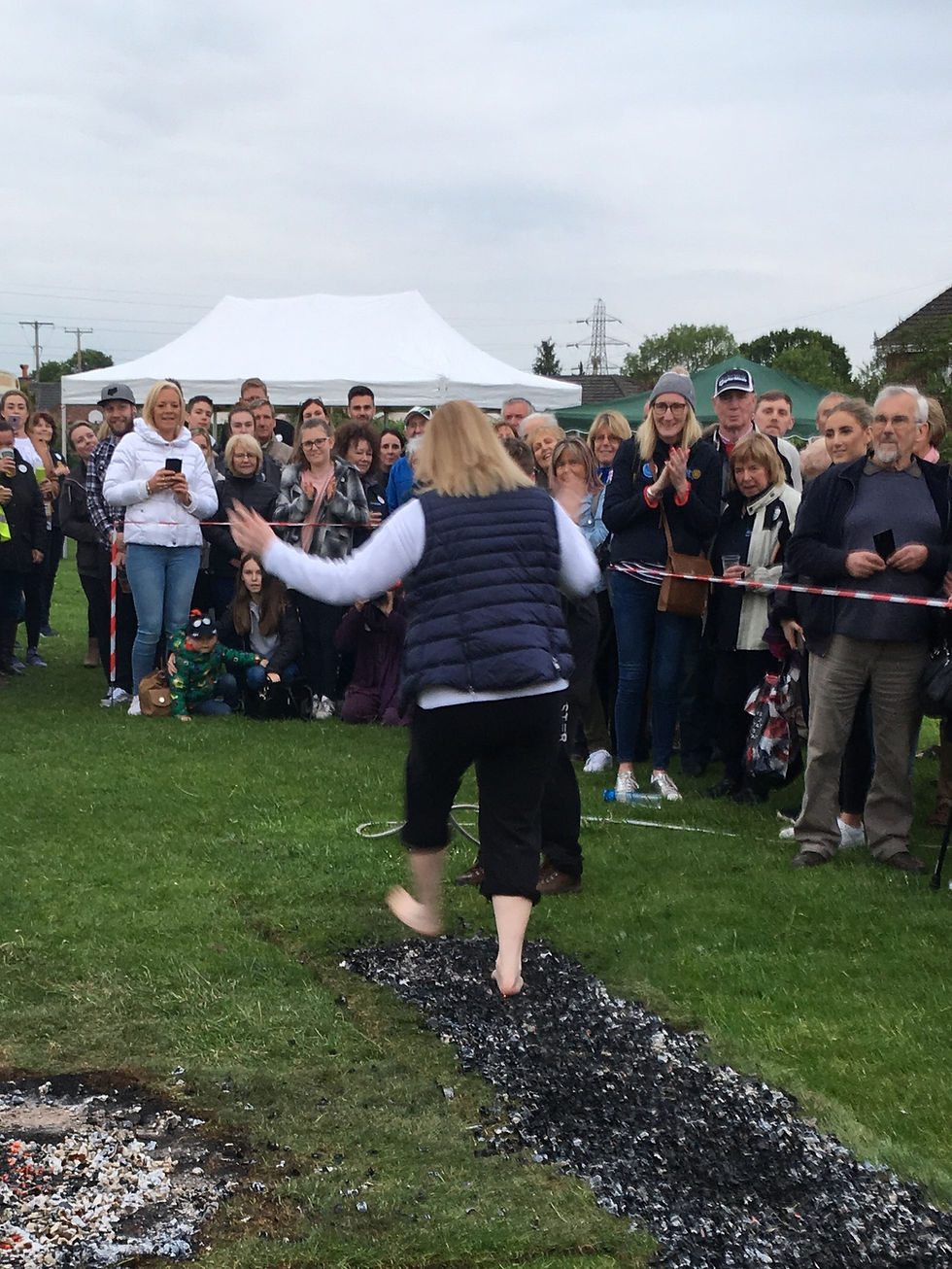 Walking on hot coals!!!!