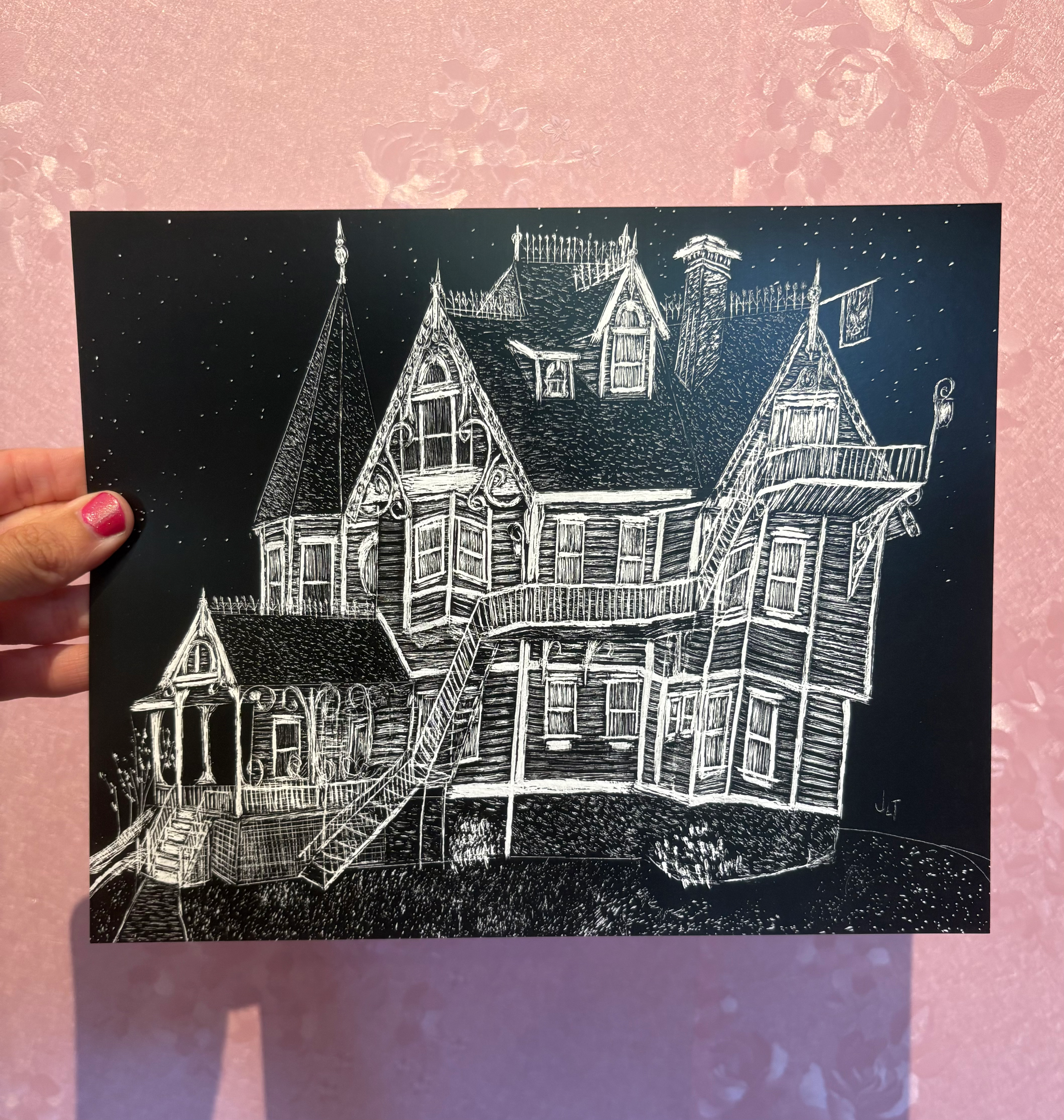 PRINT Jennifer Tiedmann "The Pink Palace"