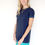 Thumbnail: 2-Tone T-Shirt Dress Navy/Turquoise