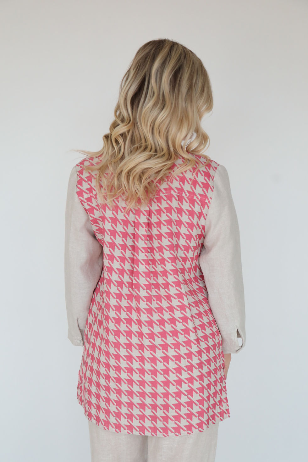 Thumbnail: Houndstooth Shirt Magenta