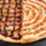 Half BBQ Chicken & Half Buffalo Chicken Pie