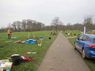 Beckett Park tree planting
