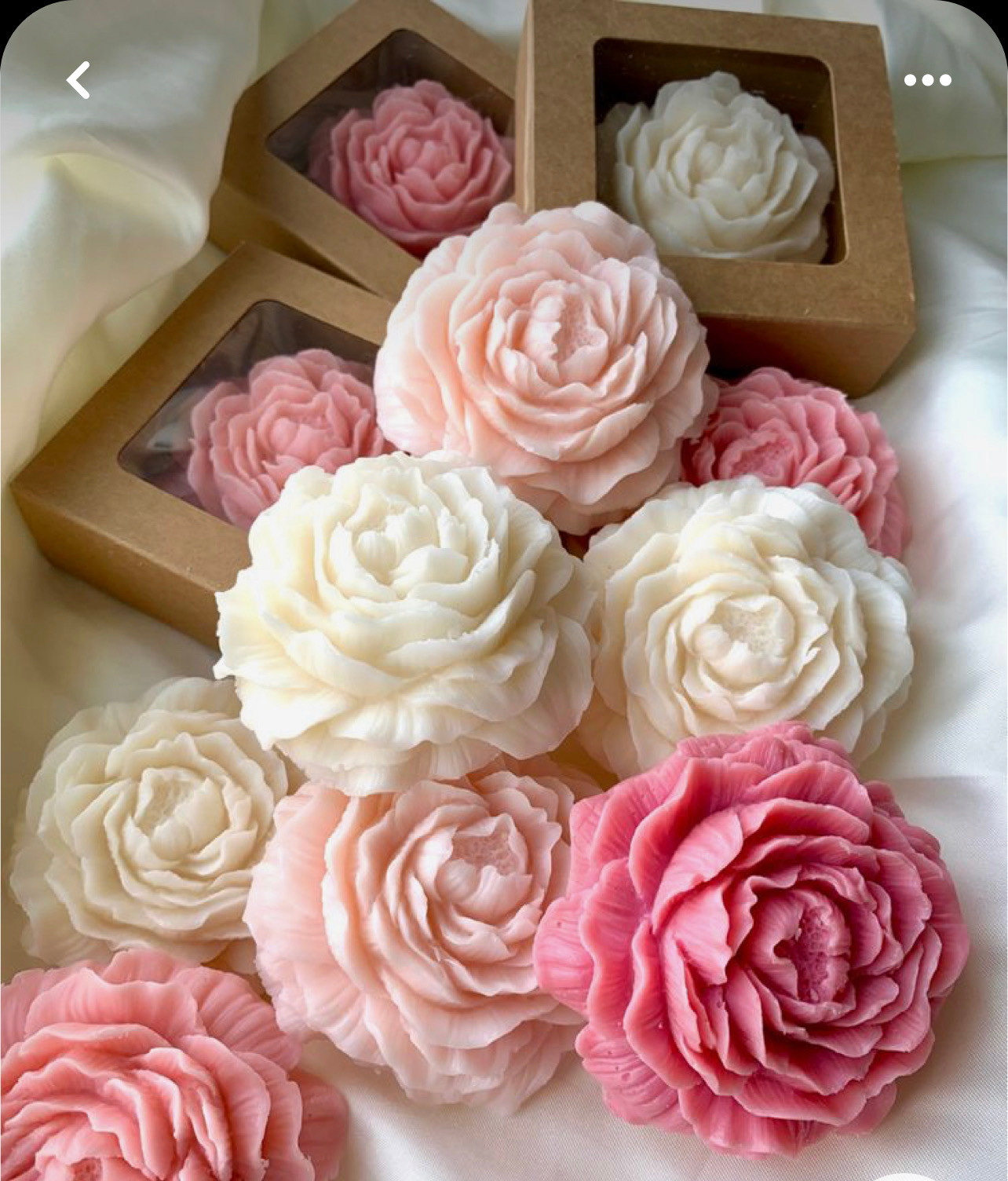 peonies candles