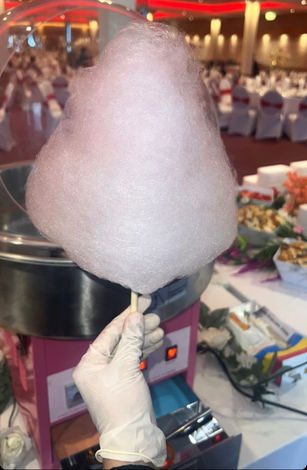 Candy Floss at a wedding
