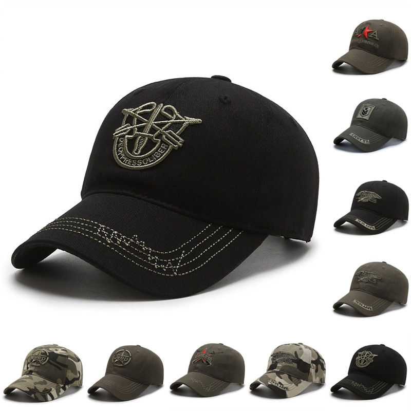 Miniature : Casquette brodée en pentagramme noir Unisexe