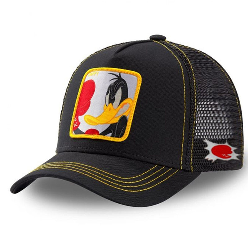 Miniature : Casquette de Baseball en coton Unisexe, en maille, dessins animés