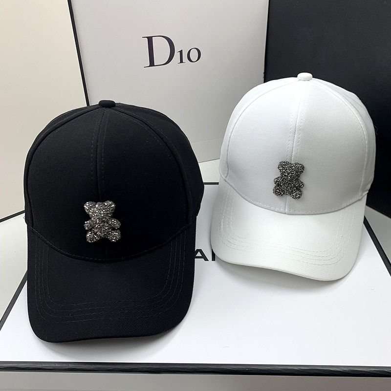 Miniatura: Casquette Fashion d'été pour femmes, ours sauvage coréen