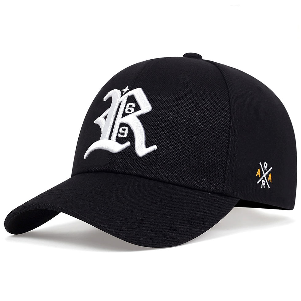 Miniature : Casquette brodée avec lettre R Unisexe