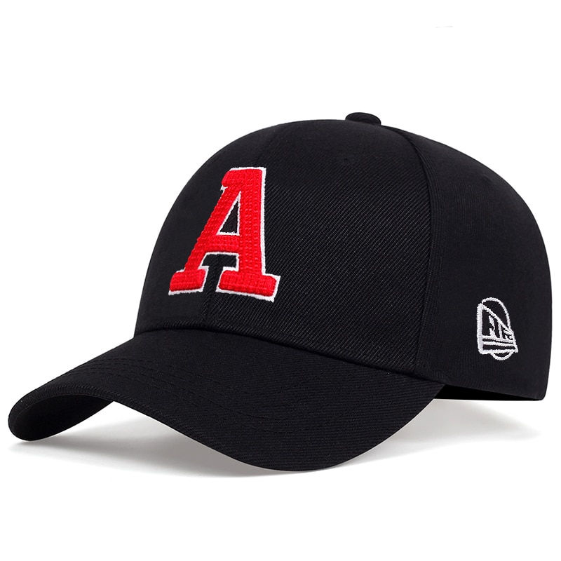 Thumbnail: Casquette de baseball d'été pour hommes avec broderie lettre A