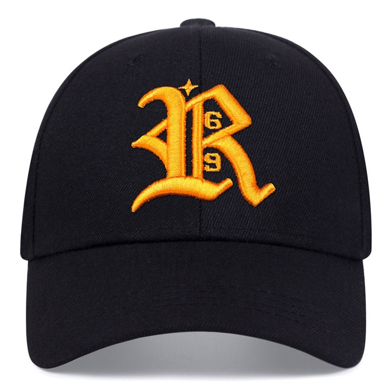 Miniature : Casquette brodée avec lettre R Unisexe