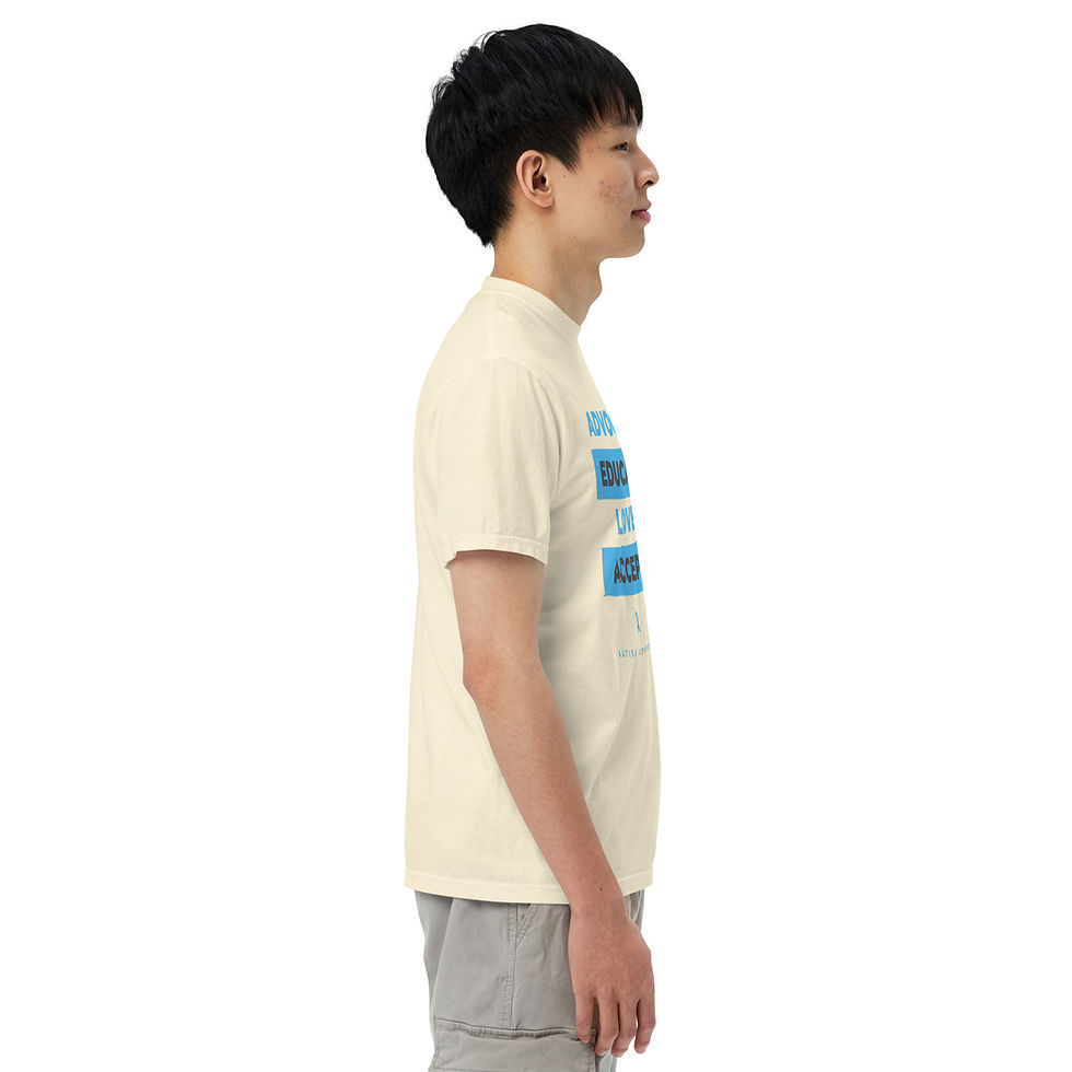 Thumbnail: Autism Awareness Unisex garment-dyed heavyweight t-shirt