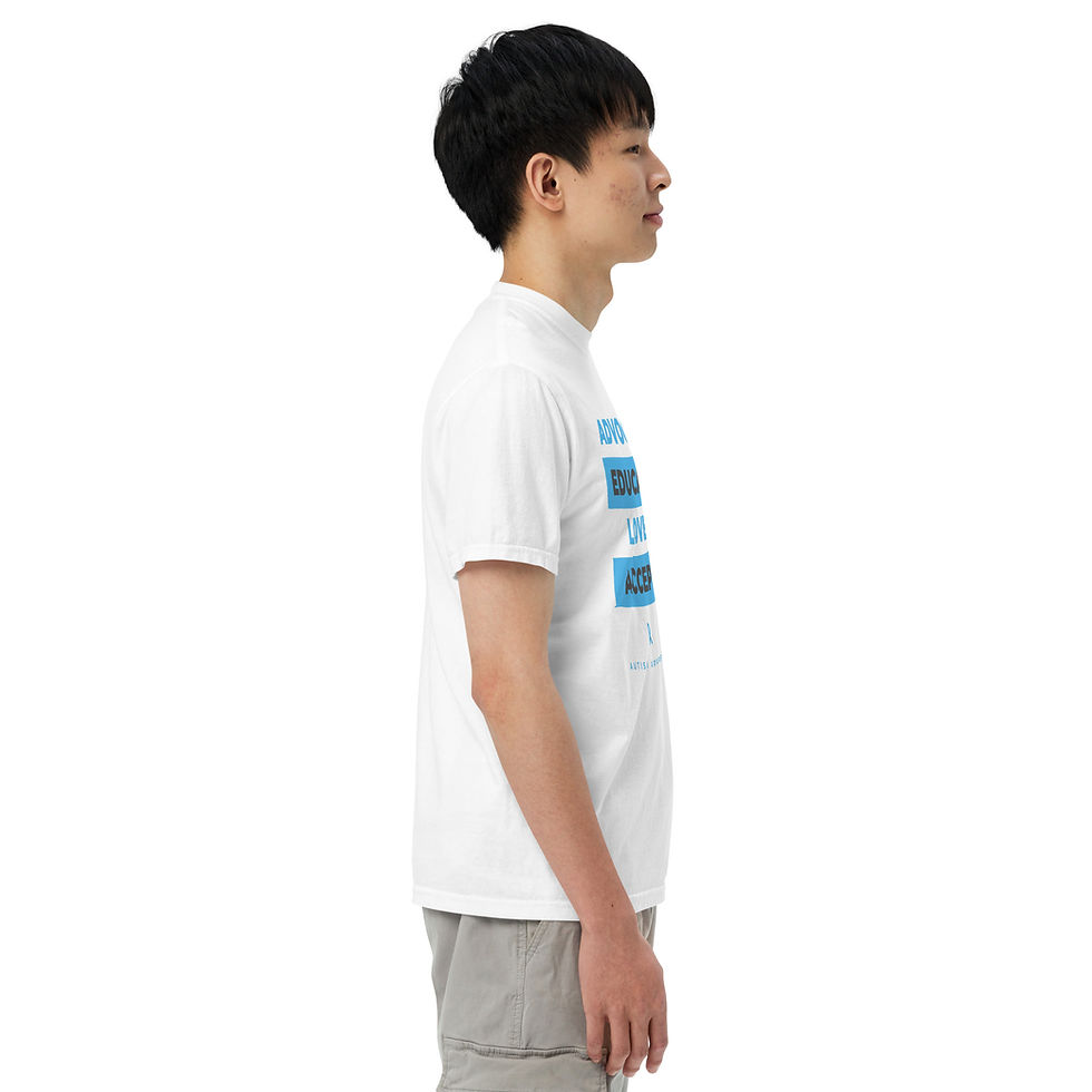 Thumbnail: Autism Awareness Unisex garment-dyed heavyweight t-shirt