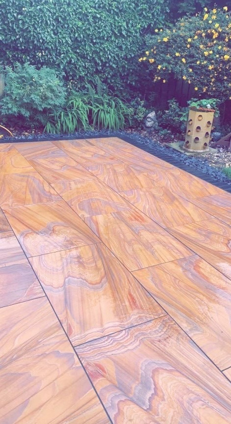 Patio in garden
