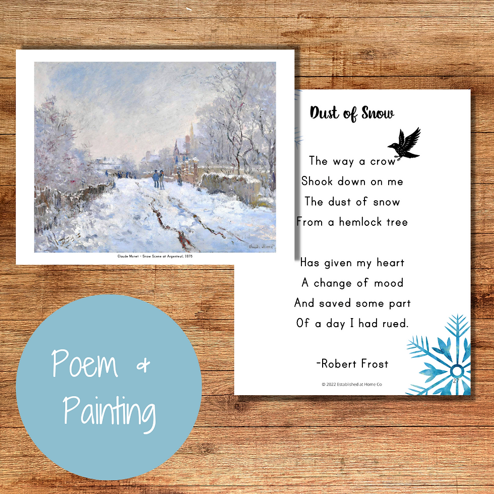 Thumbnail: Snow Literature Preschool Unit