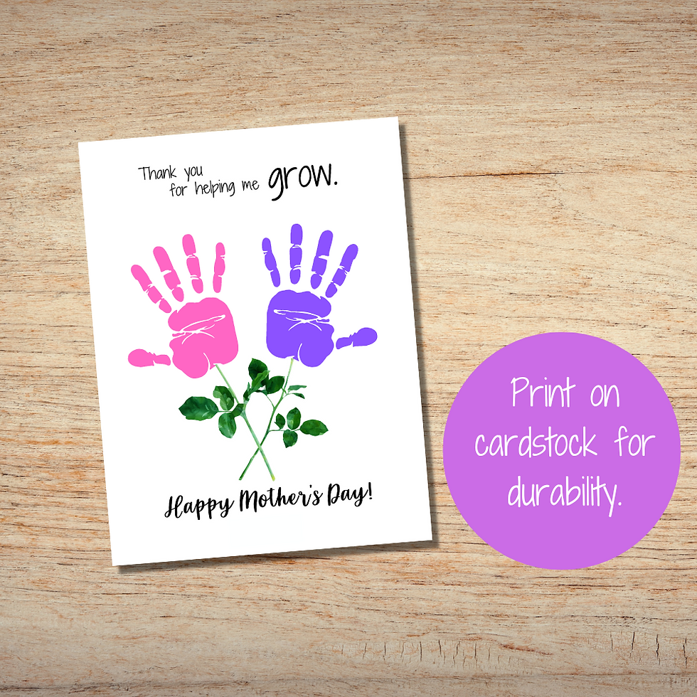 Thumbnail: Mother's Day Handprint Gift