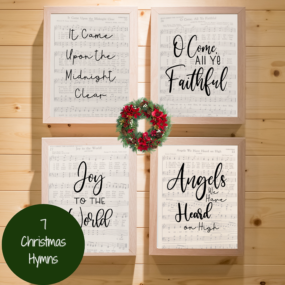 Christmas Hymn Wall Décor