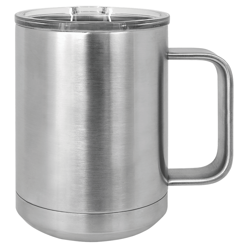 Thumbnail: 15 oz Stainless Steel Coffee Mugs