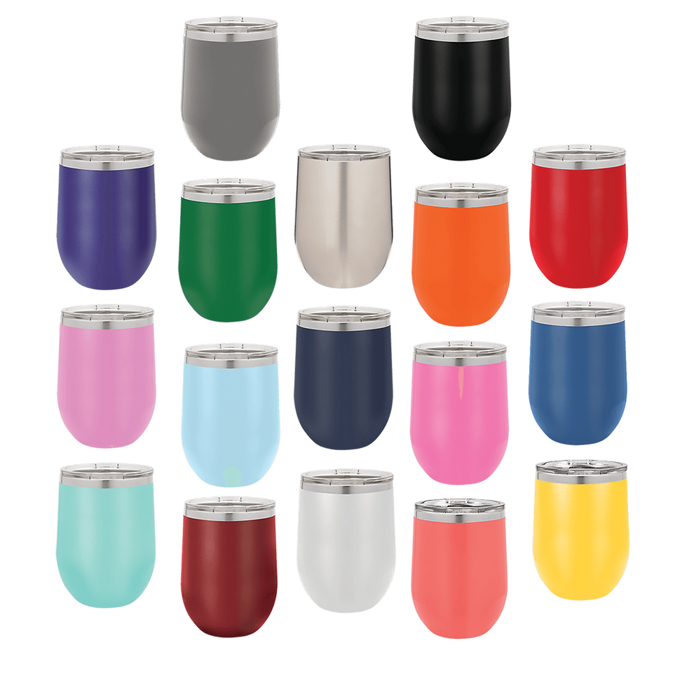 Thumbnail: 12 oz Stainless Steel Wine Tumbler