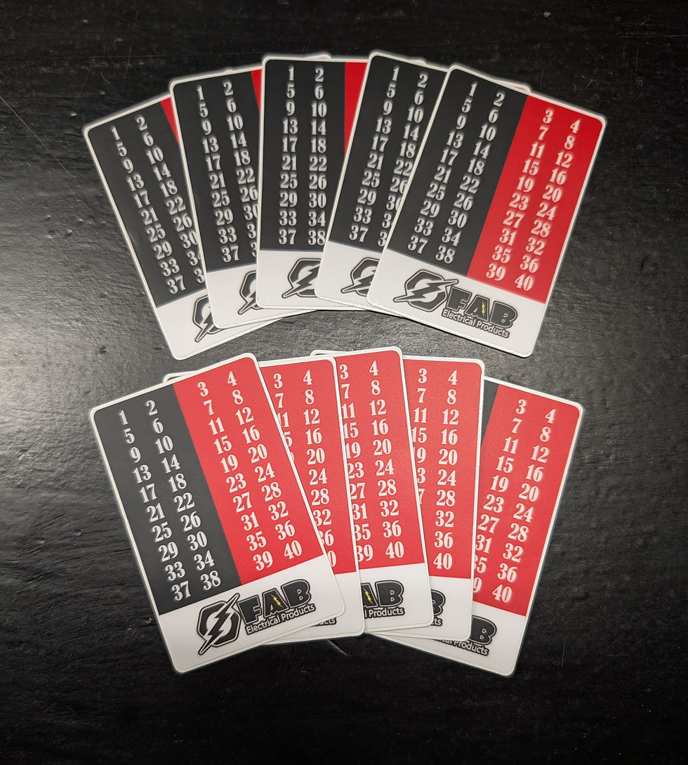 Thumbnail: American Printed Phase Reference Stickers (3 Variants)