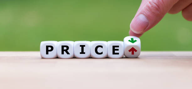word "price" laid out with blocks