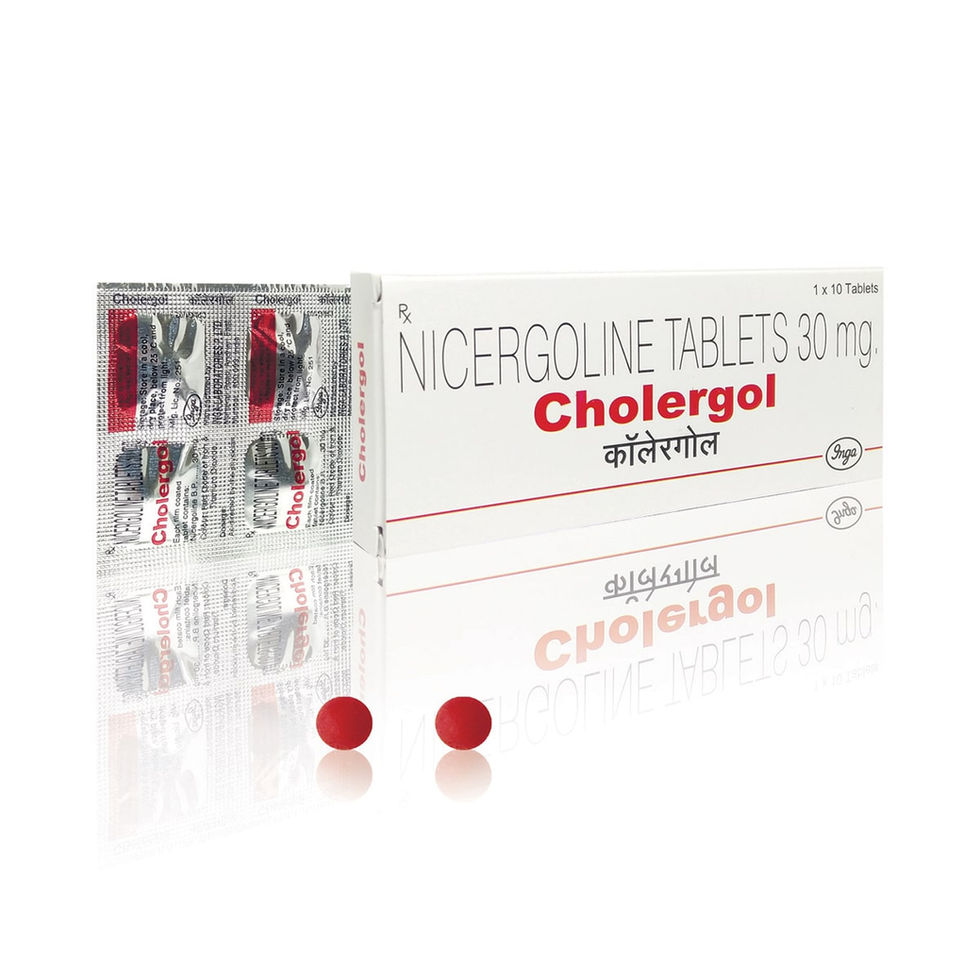 Cholergol 30 mg for Cognitive Enhancement & Vascular Treatment – 50% OFF – The Medicine Villa