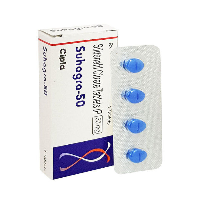 Buy Suhagra 50 mg Online – Sildenafil Citrate for ED Treatment