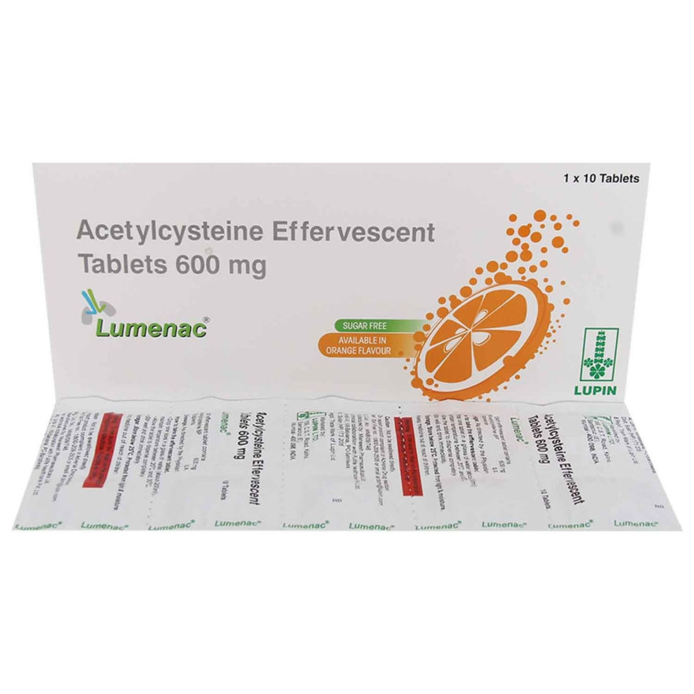 Buy Acetylcysteine Tablets Online – Best Mucolytic & Antioxidant