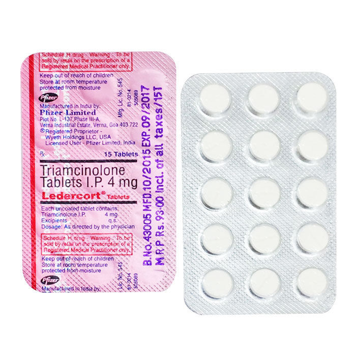 Buy Ledercort (Triamcinolone) – Best Skin Allergy & Inflammation Treatment