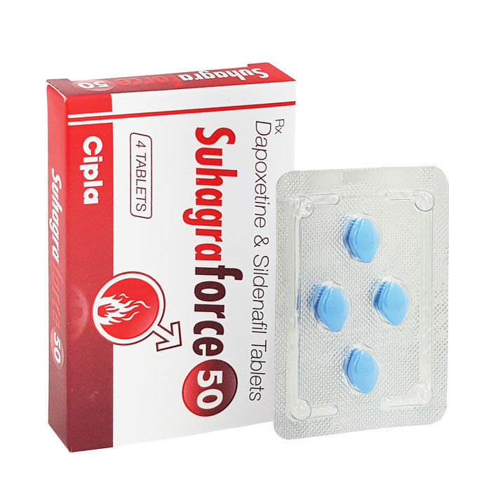 Buy Suhagra Force Online – Sildenafil & Dapoxetine for ED & PE