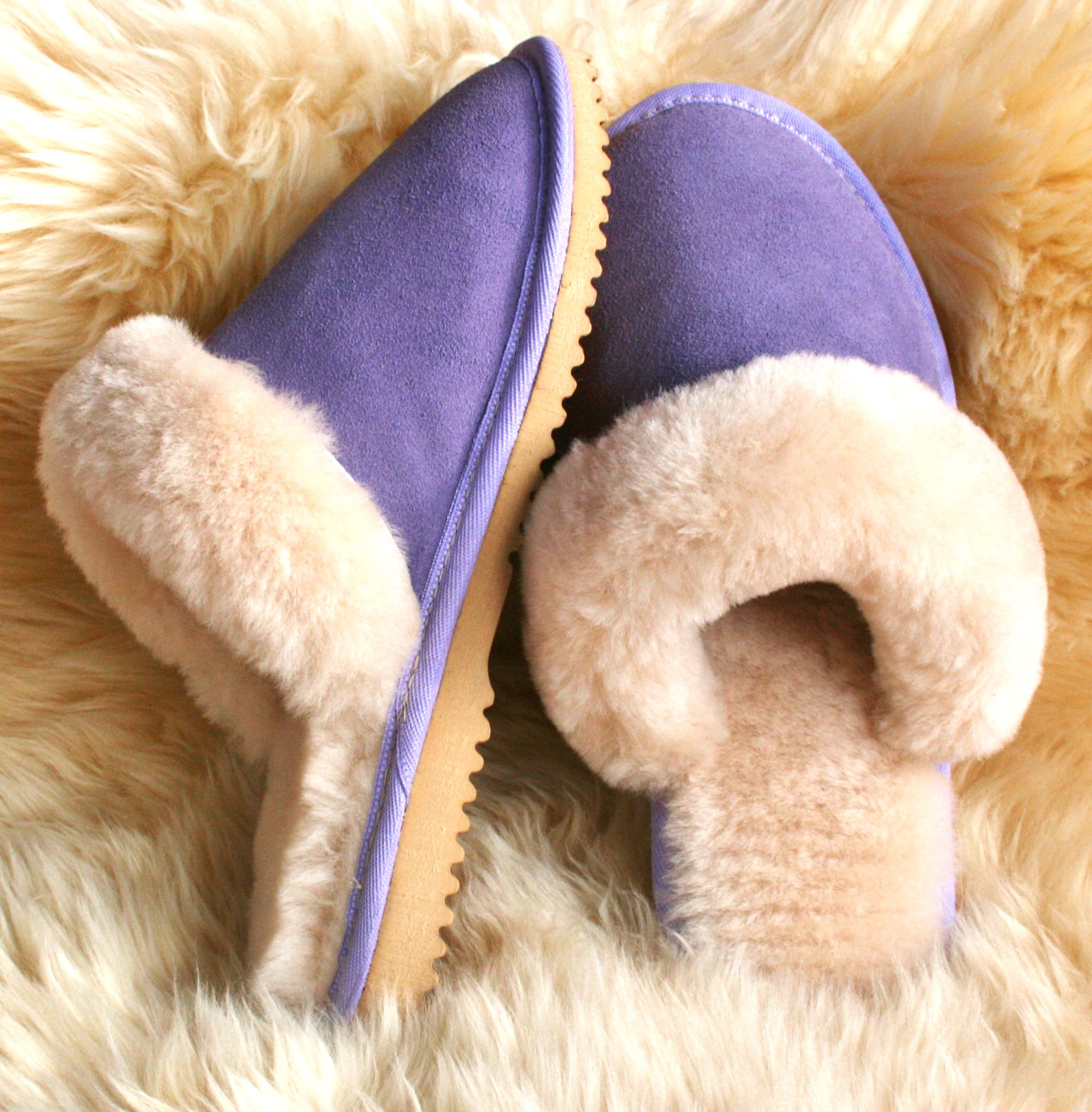 Womens Sheepskin Scuffs