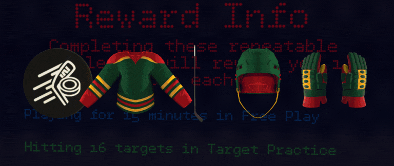 Hockey Shooter VR - gather coins by challenges